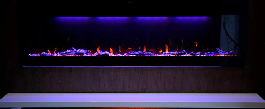 Dynamic Flame Color Fireplace Installation in Schaumburg, IL